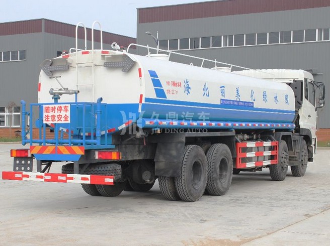 20噸灑水車作業(yè)視頻_20噸東風(fēng)天龍前四后八綠化灑水車廠家價(jià)格3
