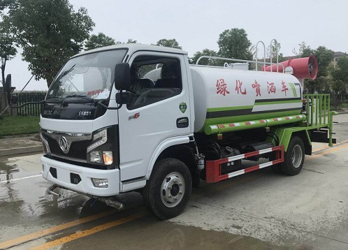 5方灑水車參數(shù)_國(guó)六東風(fēng)福瑞卡5方綠化灑水車3