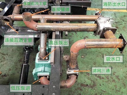 灑水車灑水泵管道應經常清理 灑水車灑水泵管道應經常清理