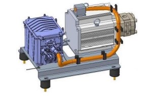 圖 1 電機(jī)液壓機(jī)組 圖 1 電機(jī)液壓機(jī)組